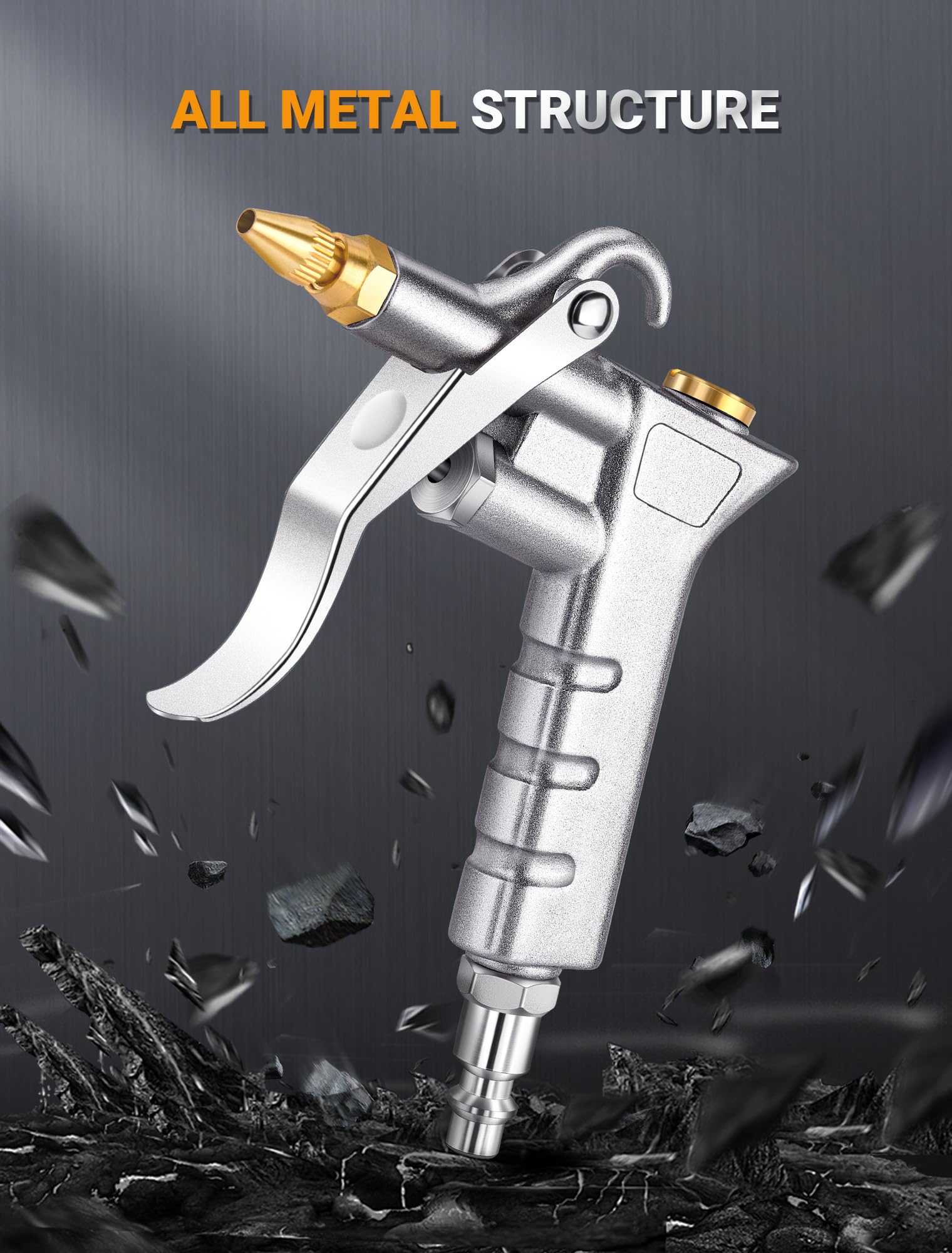 Air Blow Gun for Compressor - Adjustable Nozzle -2