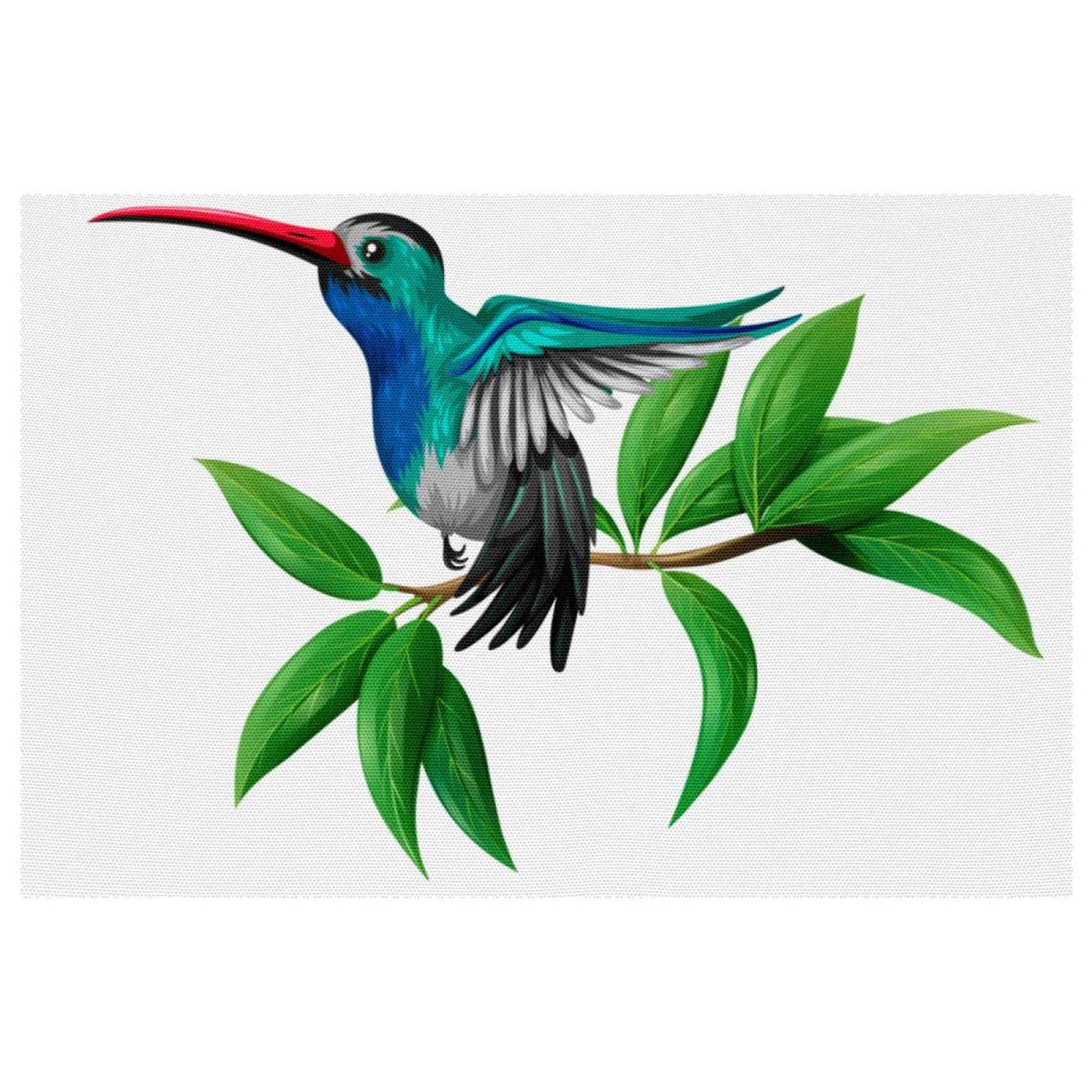 Set de table colibri pour une décoration de table printanière et colorée