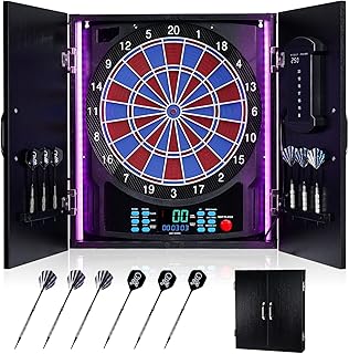 Jeu de Flechette Electronique, Coffret Décoratif pour Cible Flechette Electronique,…