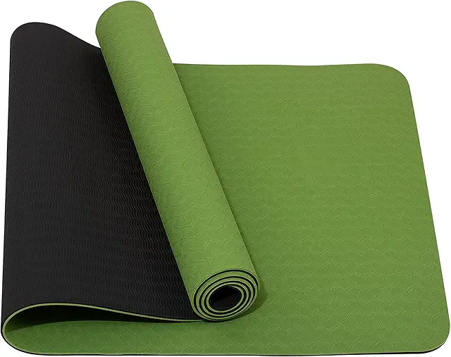 Fitem Eco Natura TPE Yoga Mat - Reversible, Non-Slip, 183x61cm