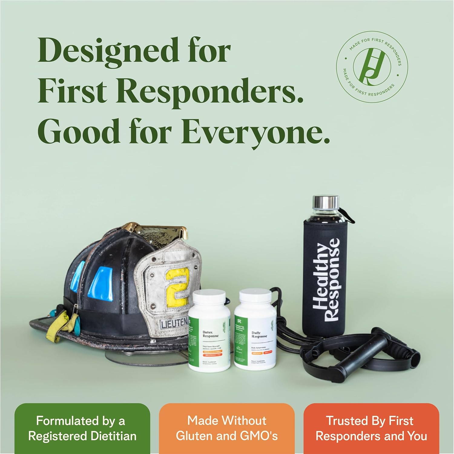 Daily Response Multivitamin 90 Capsules - Multivitamin + Adaptogen Blend for Energy & Stress Support - Tailored Nutrition for First Responders & Those on the Go