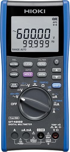 Hioki DT4282 True-RMS Digitalmultimeter 1000 V AC/DC, 60.000 Einheiten mit direk