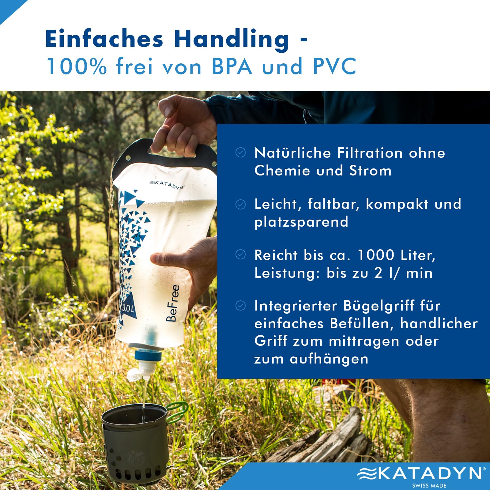 Katadyn BeFree Gravity Wasserfilter
