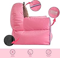 Vista 5 de Idea Nuova Gabby's Dollhouse - Sofá tipo puf suave y cómodo para niños