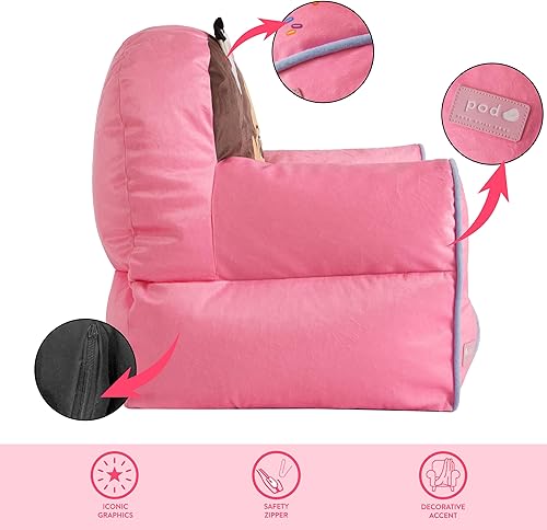 Miniatura 5 de Idea Nuova Gabby's Dollhouse - Puf de microvisón para niños pequeños, a partir de 3 años