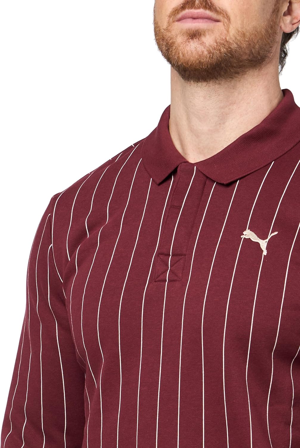 Puma Men's Class Long Sleeve Fleece Polo