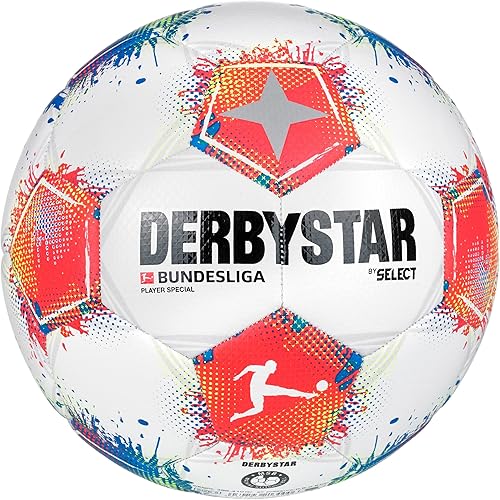 DERBYSTAR Bundesliga Player Special v25 Fußball, Größe 5, Freizeitball, Design des Offiziellen Spielballs 20252026