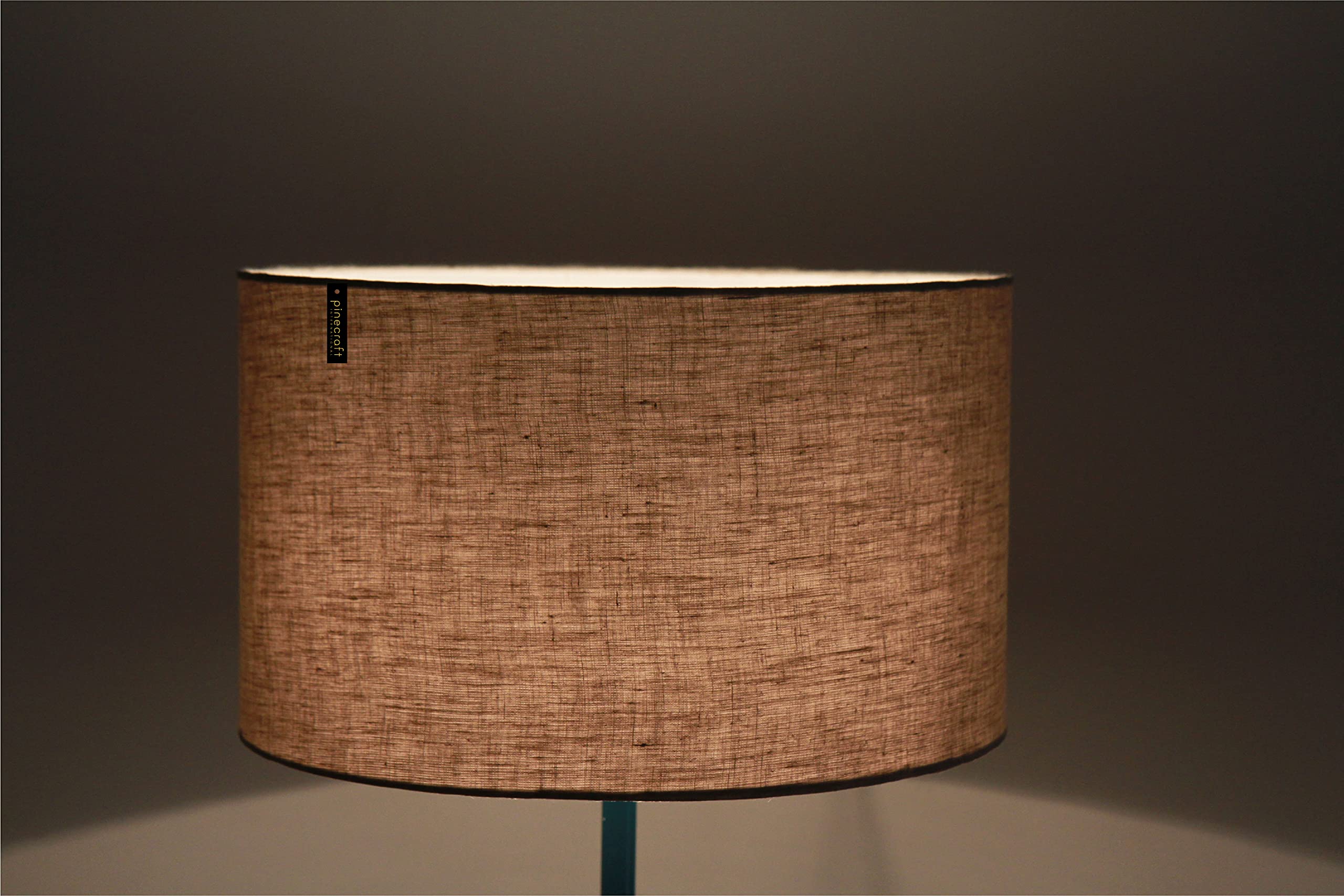 PineCraft International Cylindrical Natural Linen Traditional Lamp Shade for Table Lamps, Floor Lamps, Lampshade Suitable for Bedroom, Living Room, Home Decor and Decoration, 12 Inch (Beige)-image-43