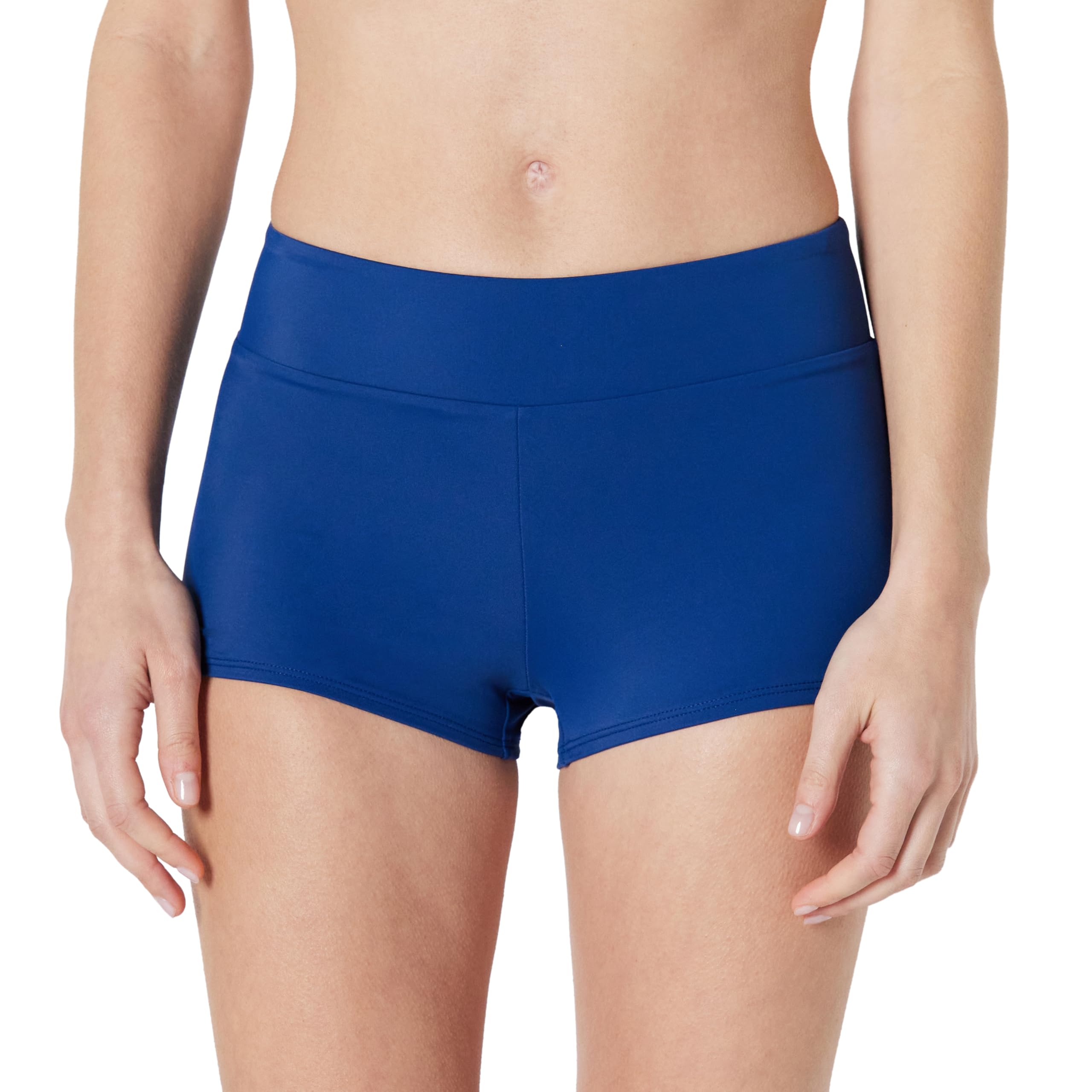 

                                                    Amazon Essentials Women's Boy Short Swim Bikini Bo