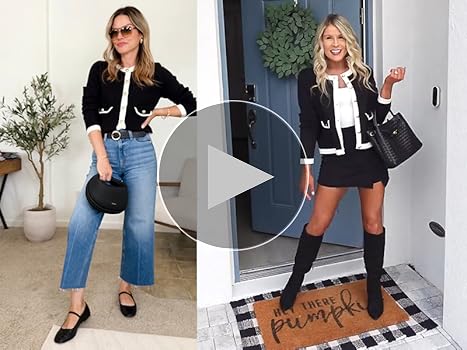 Button Up Sweaters for Women Open Front Crew Neck Long