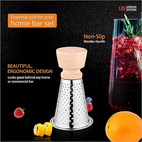 Miniatura 2 de Herramienta de barra de limón Zester, rallador redondo, pelador de limón cítrico, escariador de cítricos, rallador, compacto para un fácil