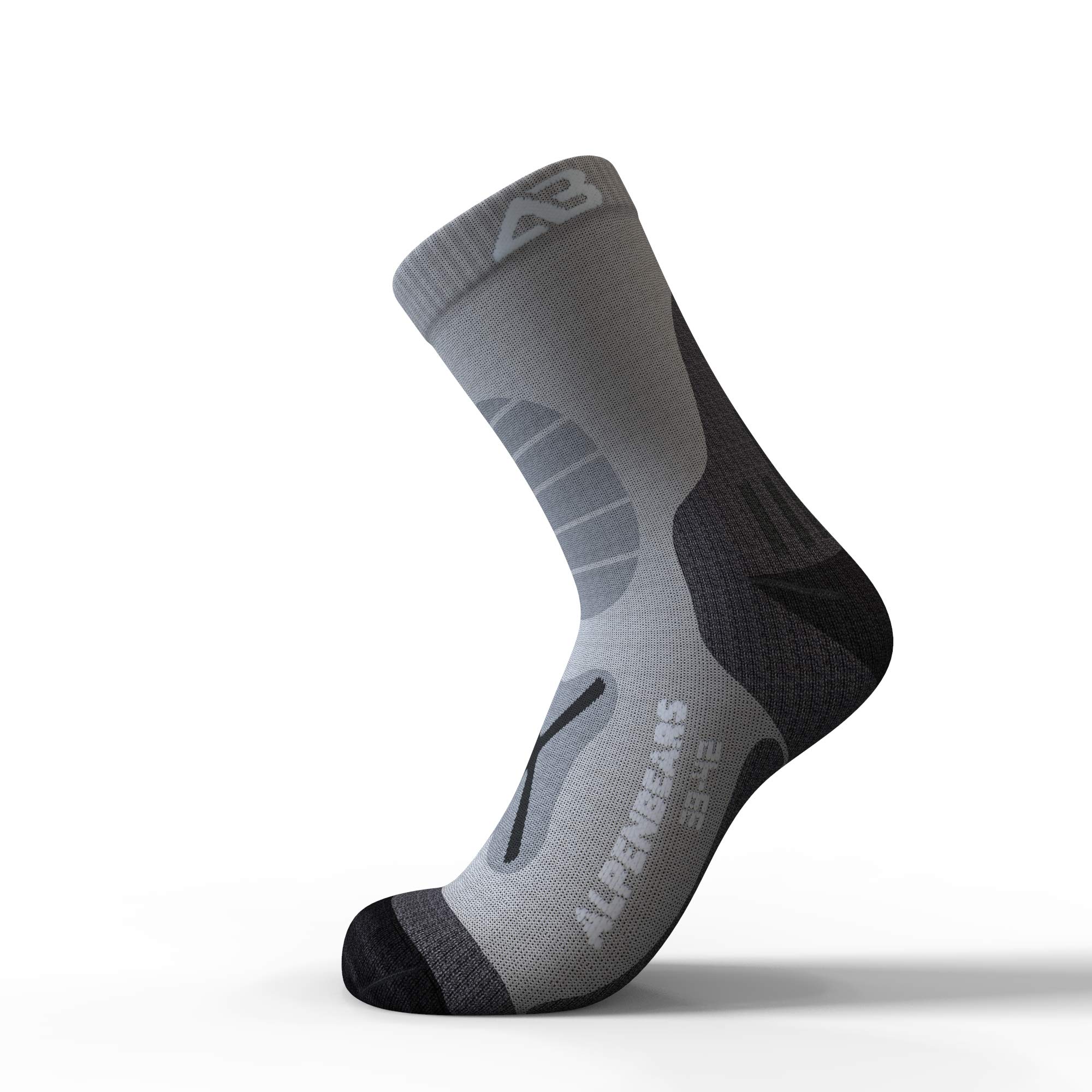 Chaussettes Randonnée Premium en Laine Mérinos - [2 Paires] – Chaussettes Trekking Professionnelles pour Femmes, Hommes & Enfants