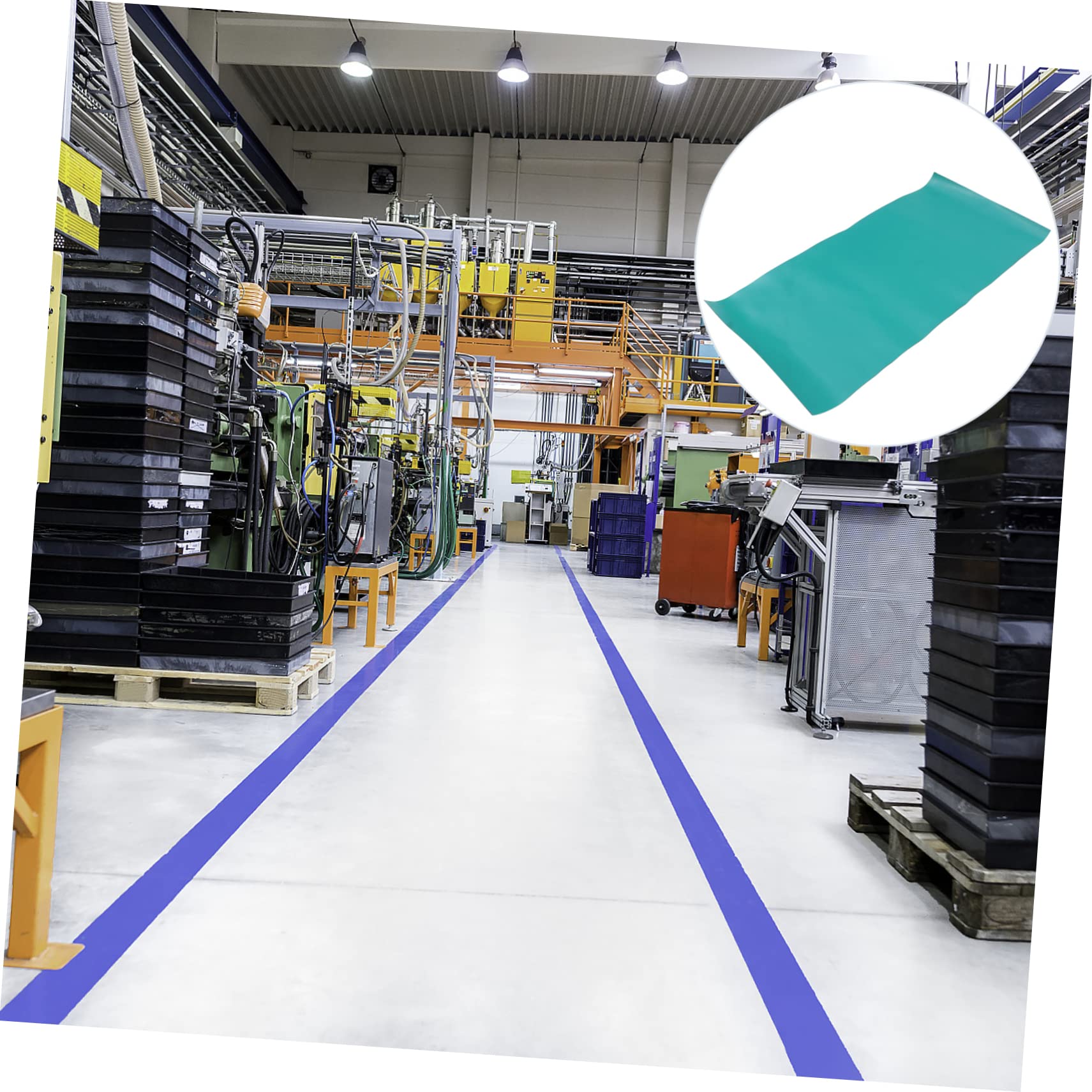 Cabilock Antiestática Mesa Almohadilla Goma Resistente Laboratorio Protección Experimento Equipo Duradero Verde Negro