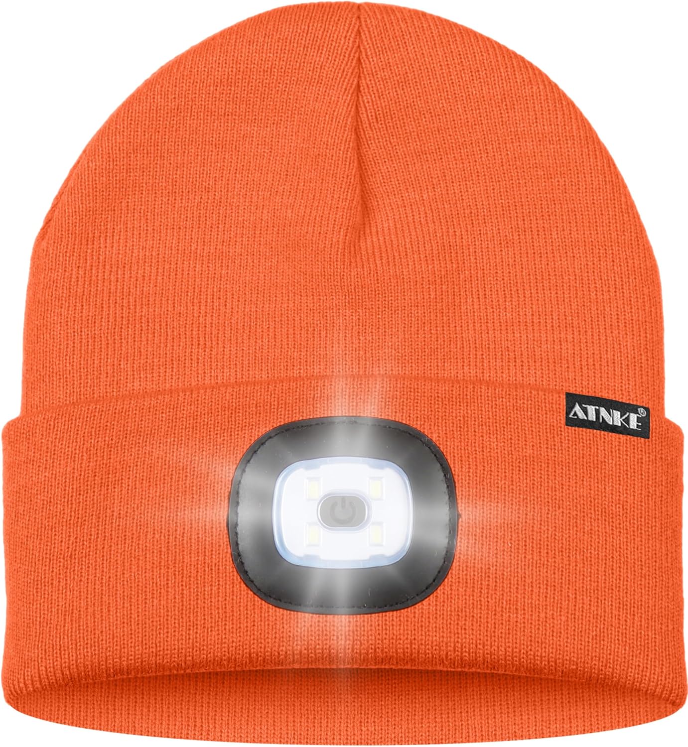 ATNKE Kids LED Lighted Beanie Hat,USB Rechargeable 4 LED Running Headlamp Bright Cap with Light Gifts for Boys and Girls - Image 2