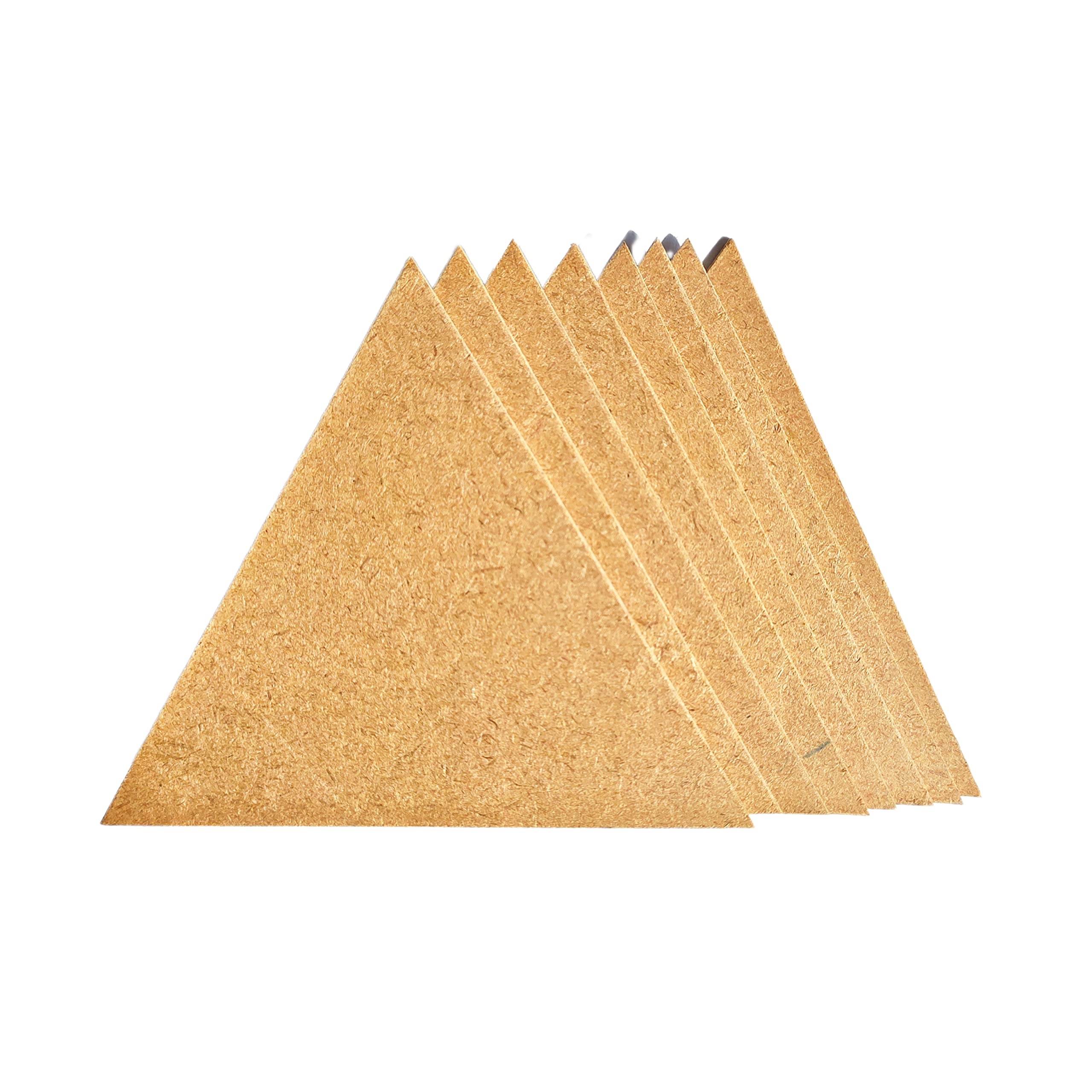 MDF Triangle Board Sheet for Art and Craft 4 Inch 2.1 MM Thick Sheets Brown, Wood MDF Sheets for Craft Work, DIY MDF Cutouts (4 X 4 Inch, 6)-image-23