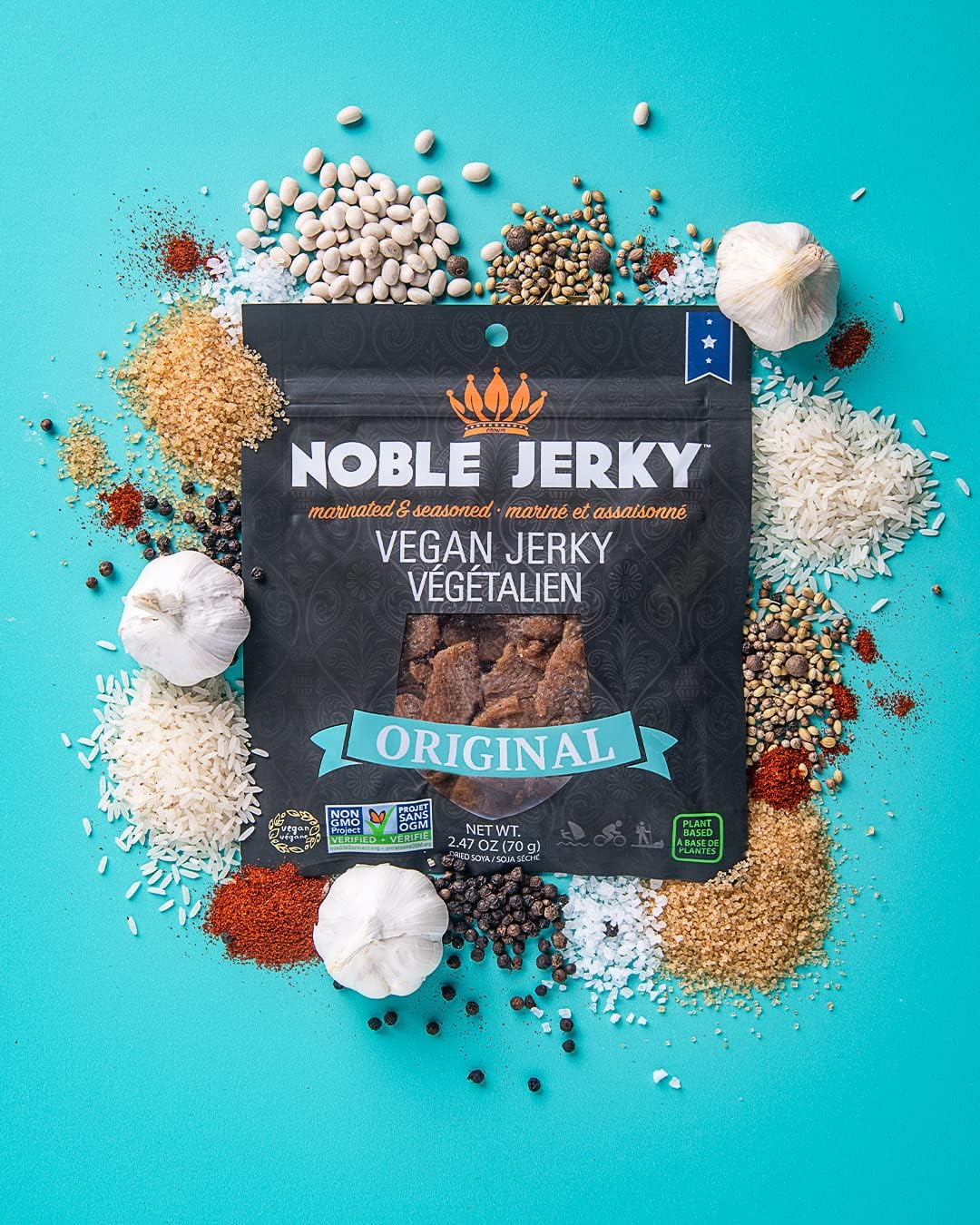 – Vegan Jerky, Healthy Plant-Based High Protein Sna,