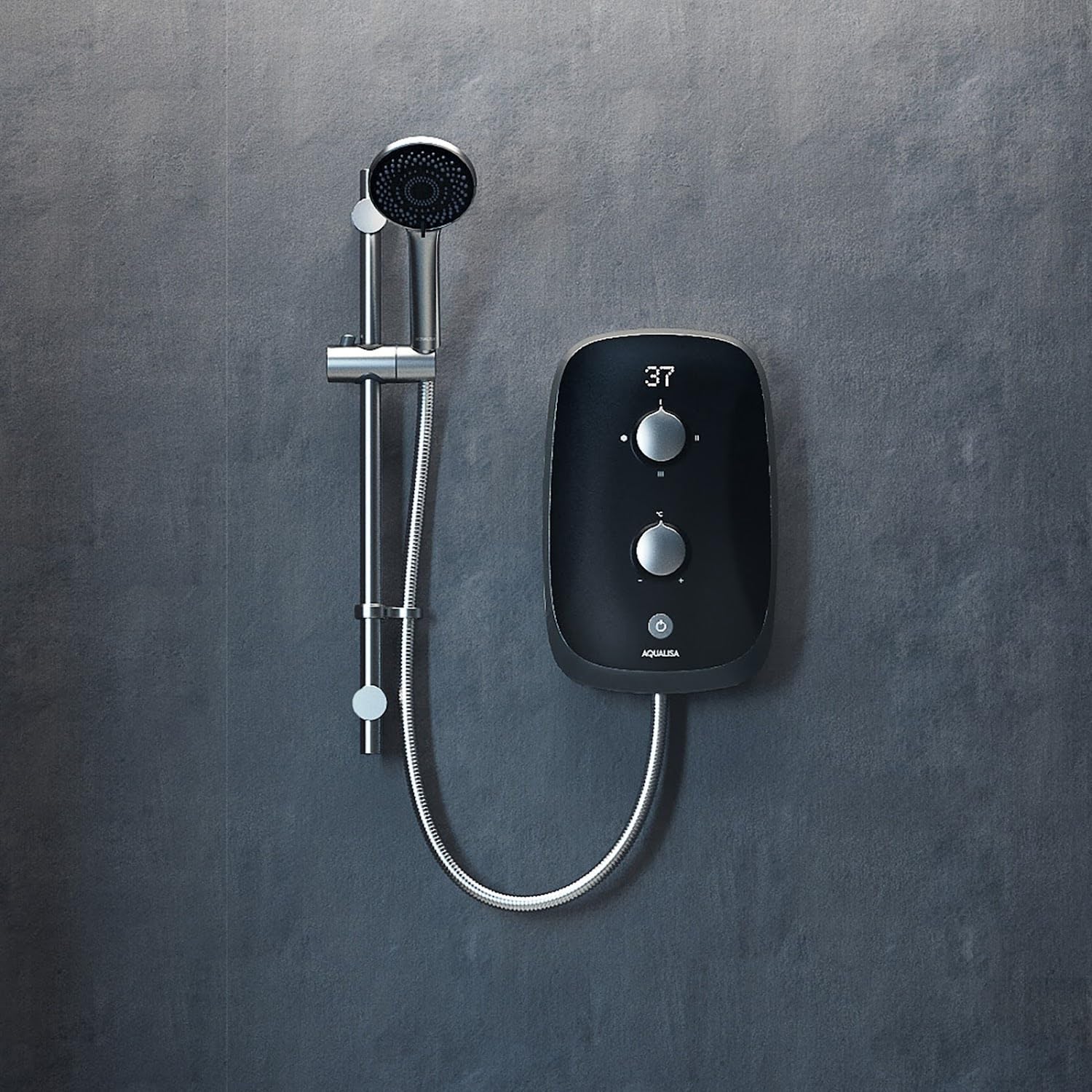 Aqualisa Midnight Black Emerge Electric Shower - 8.5Kw Memn31