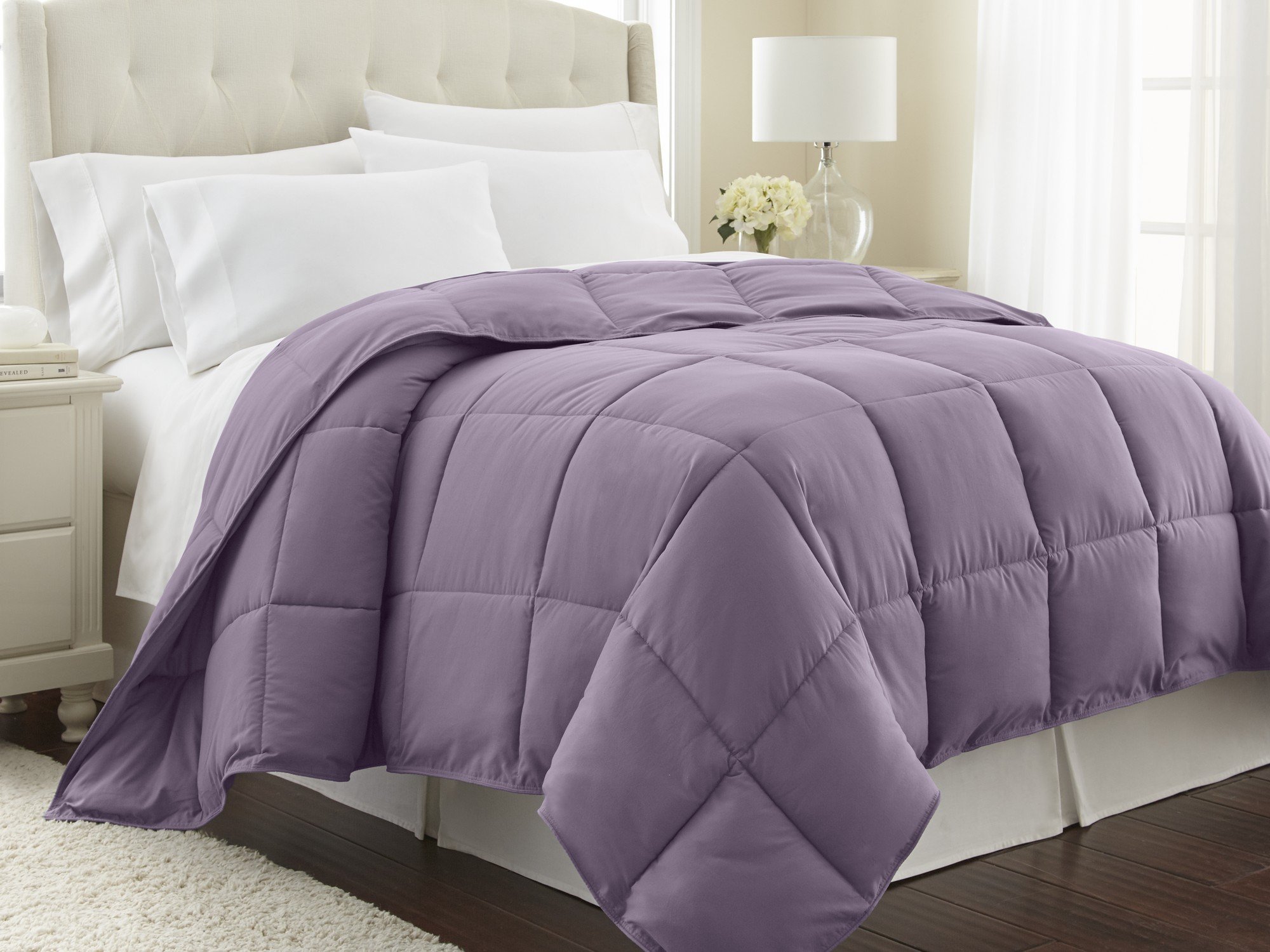 Southshore Fine Living, Inc. Vilano Springs Premium Quality Over-Sized All-Season Down-Alternative Comforter, Lavender, Twin/Twin XL