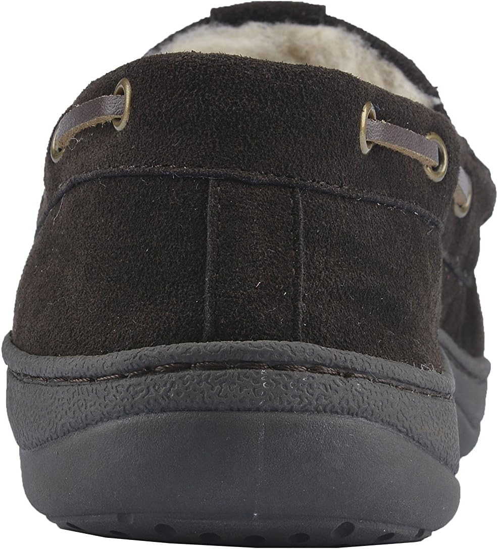 MOC PAPA Men's Suede Leather Moccasin Warm Loafers