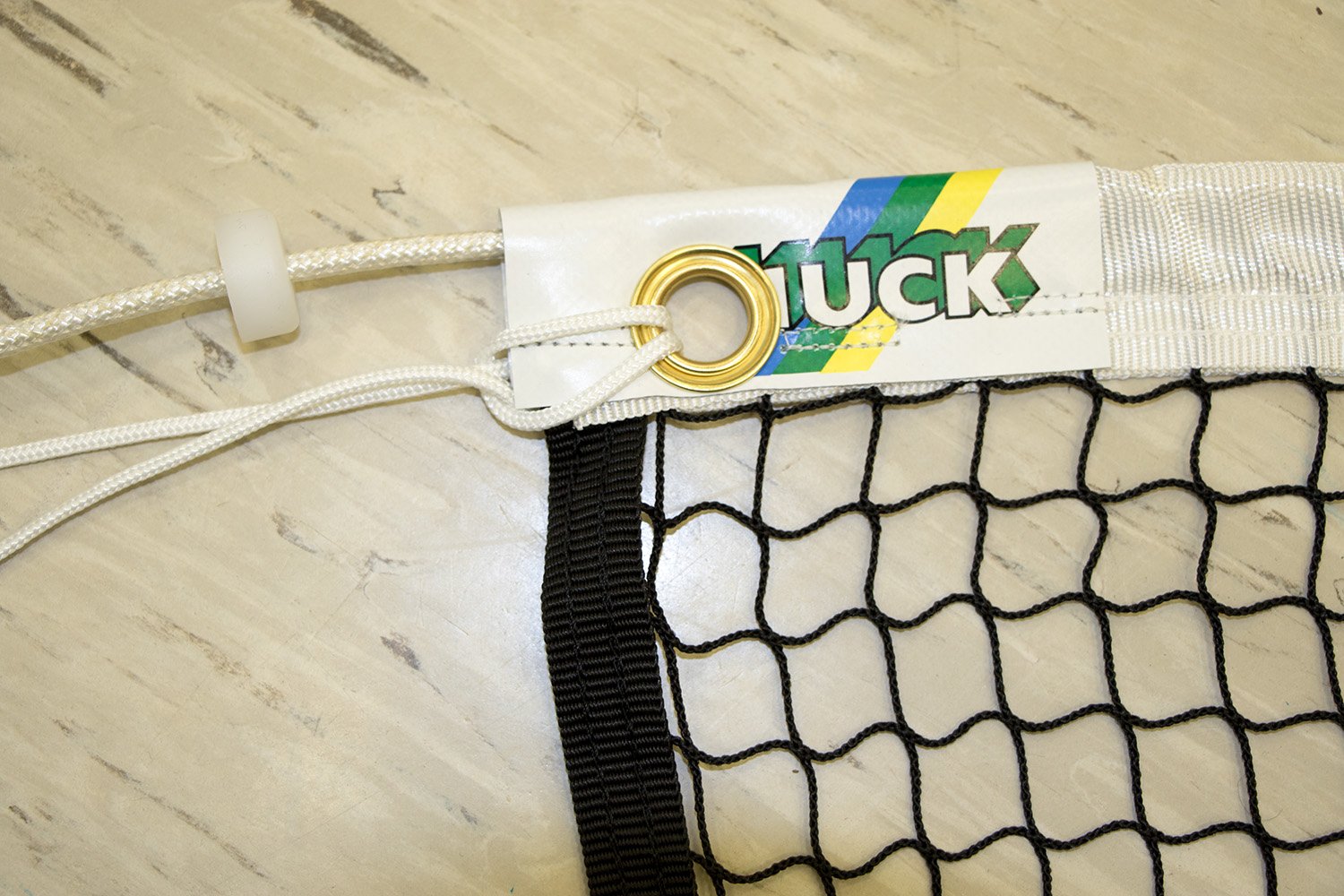 Huck Badminton Turniernetz Champion, 2 Netze auf 15 m Kevlarseil