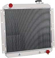 Vista 2 de Radiador de aluminio de 4 filas para Toyota Land Cruiser FJ40 4.6L 3.9L L6 1958-1984 AT