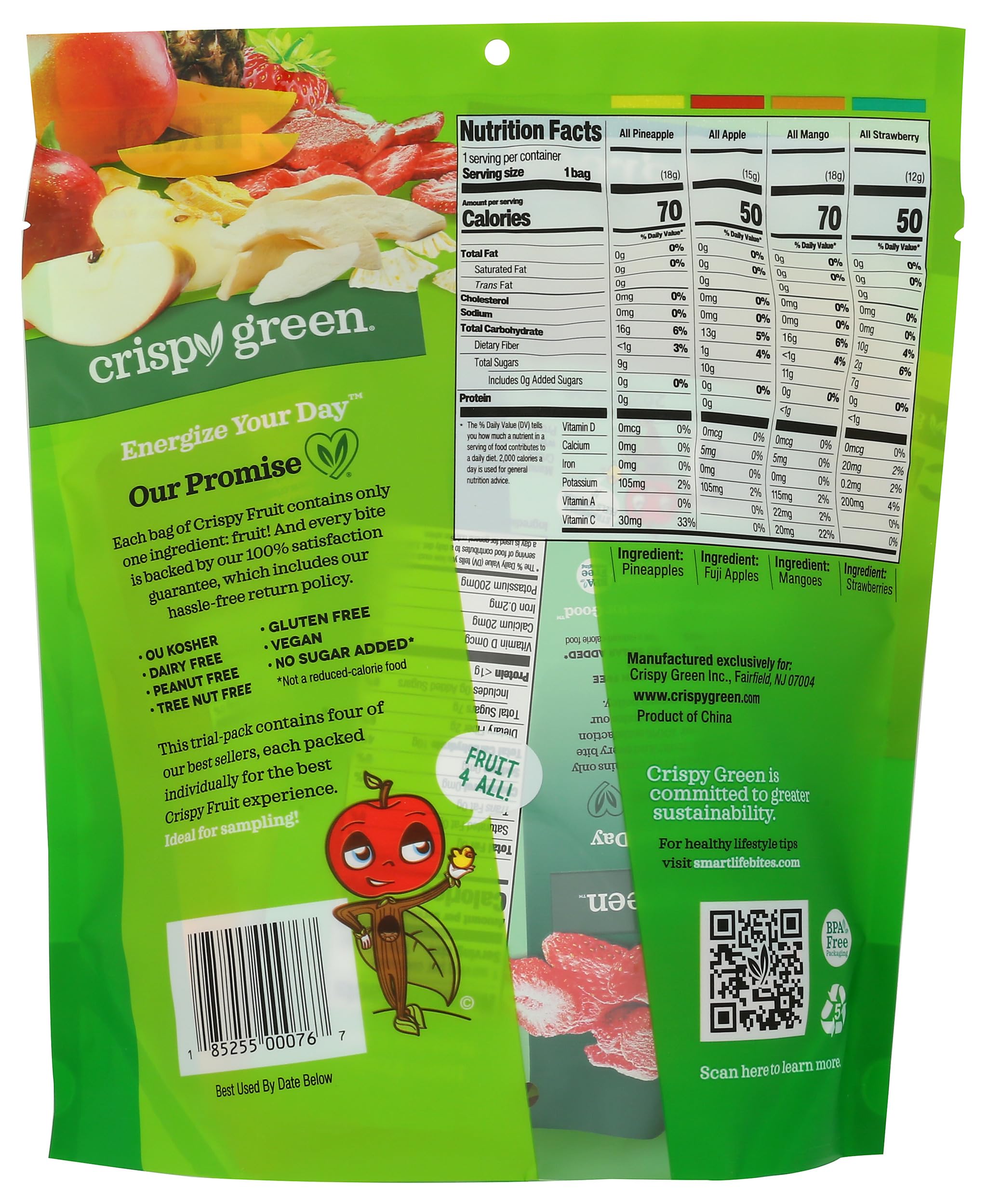 Crispy Green Crispy Fruit Trial Pack, 1.69 Ounce | Grocery Pickup