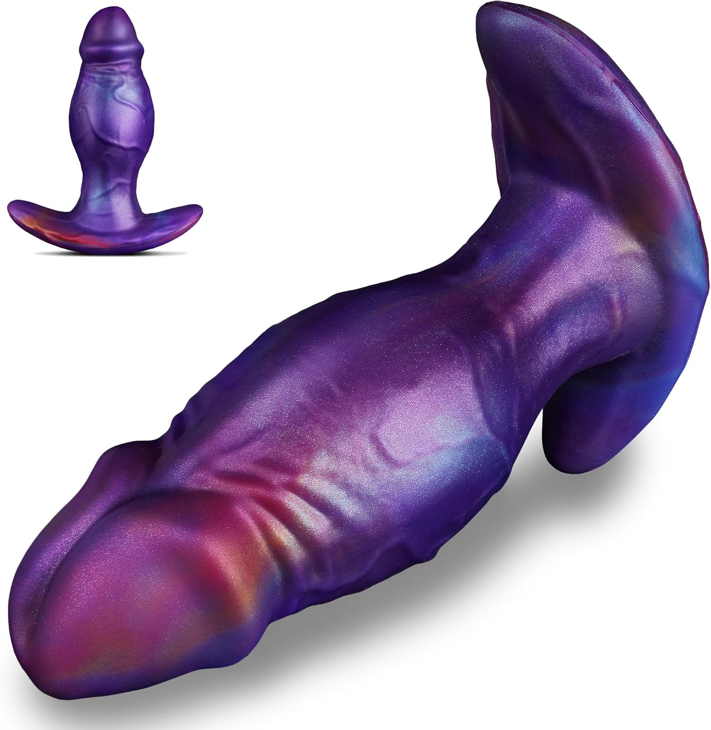 6.89" Large Butt Plug Anal Plug Anal Toys, Realistic Huge Buttplug for Advanced Players, Wearable Big XL Dildo with Safe T-Base, Adult Sex Toys for Men Women