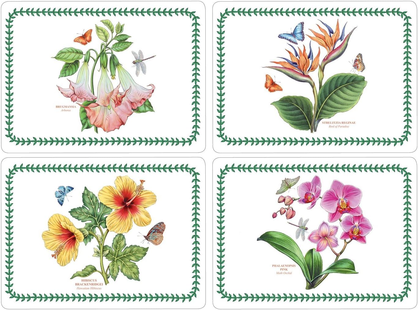 Pimpernel Exotic Botanic Garden Placemats - Set of 4