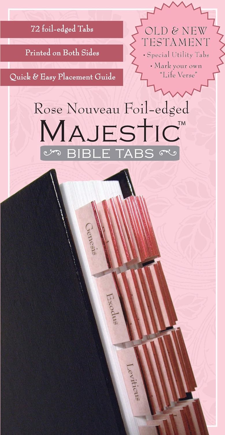 Bible Tab-Majestic-Rose Nouveau-Foil Edged_AB