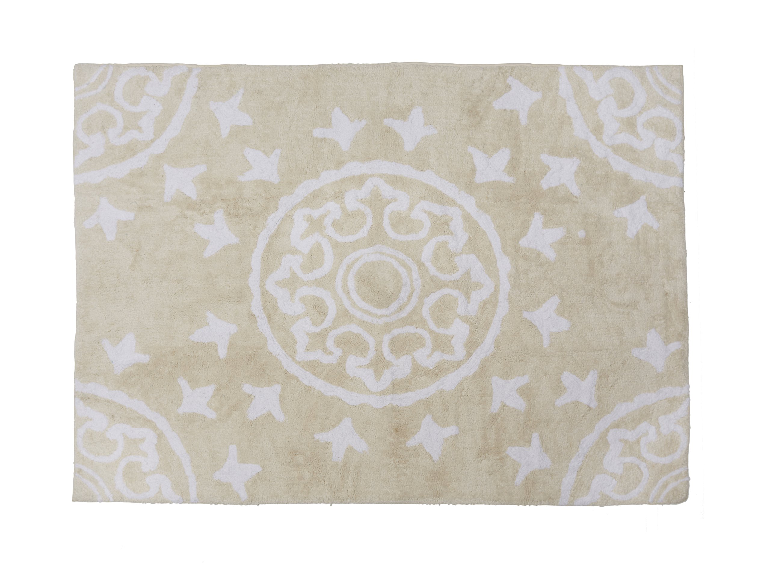 Bambini Tappeto 100% Cotone lavabile in lavatrice Colección Duna Beige 120x160 cms
