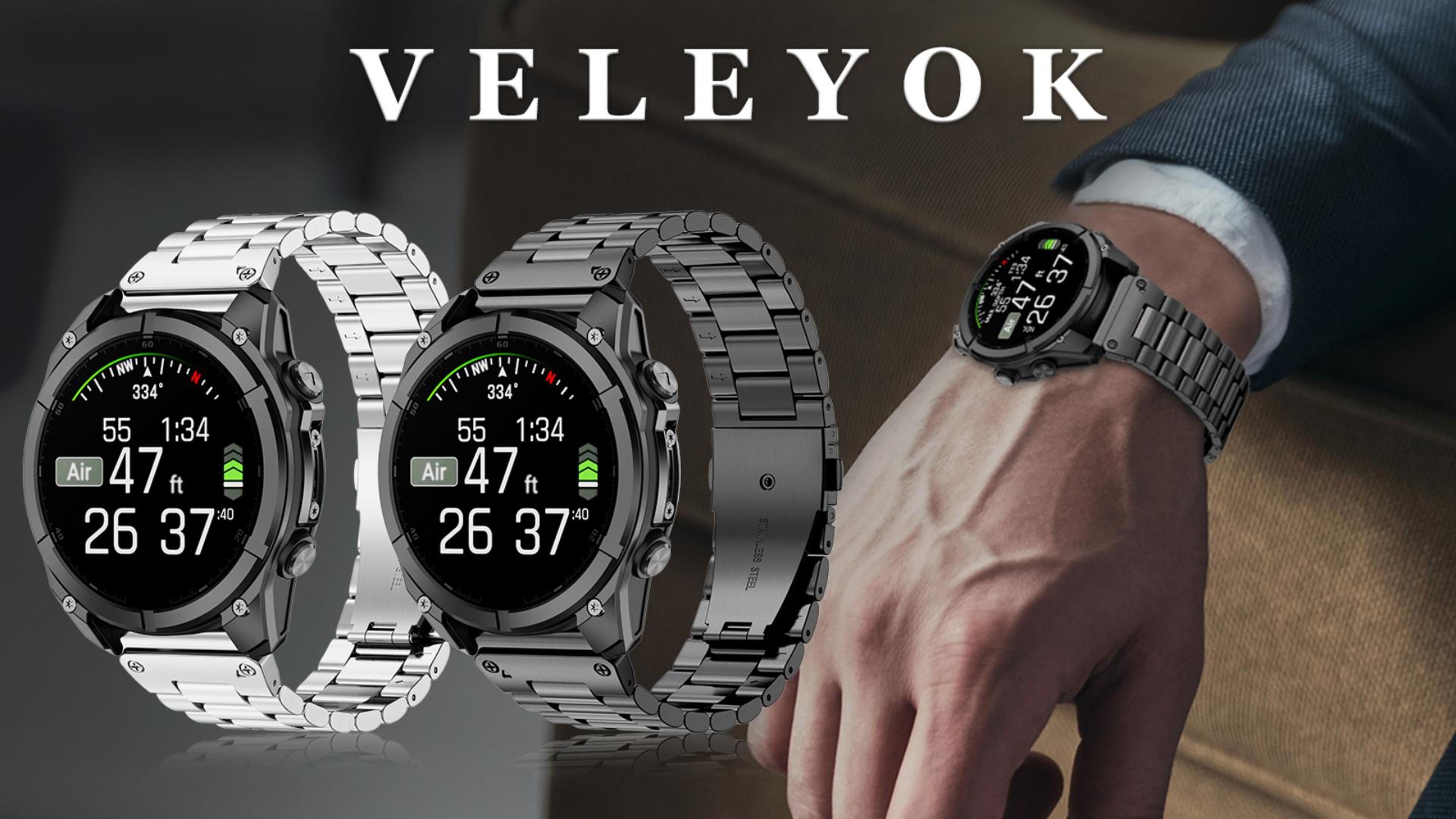 Correa metálica 20mm para reloj compatible Fenix 8 AMOLED 43mm miniatura 7