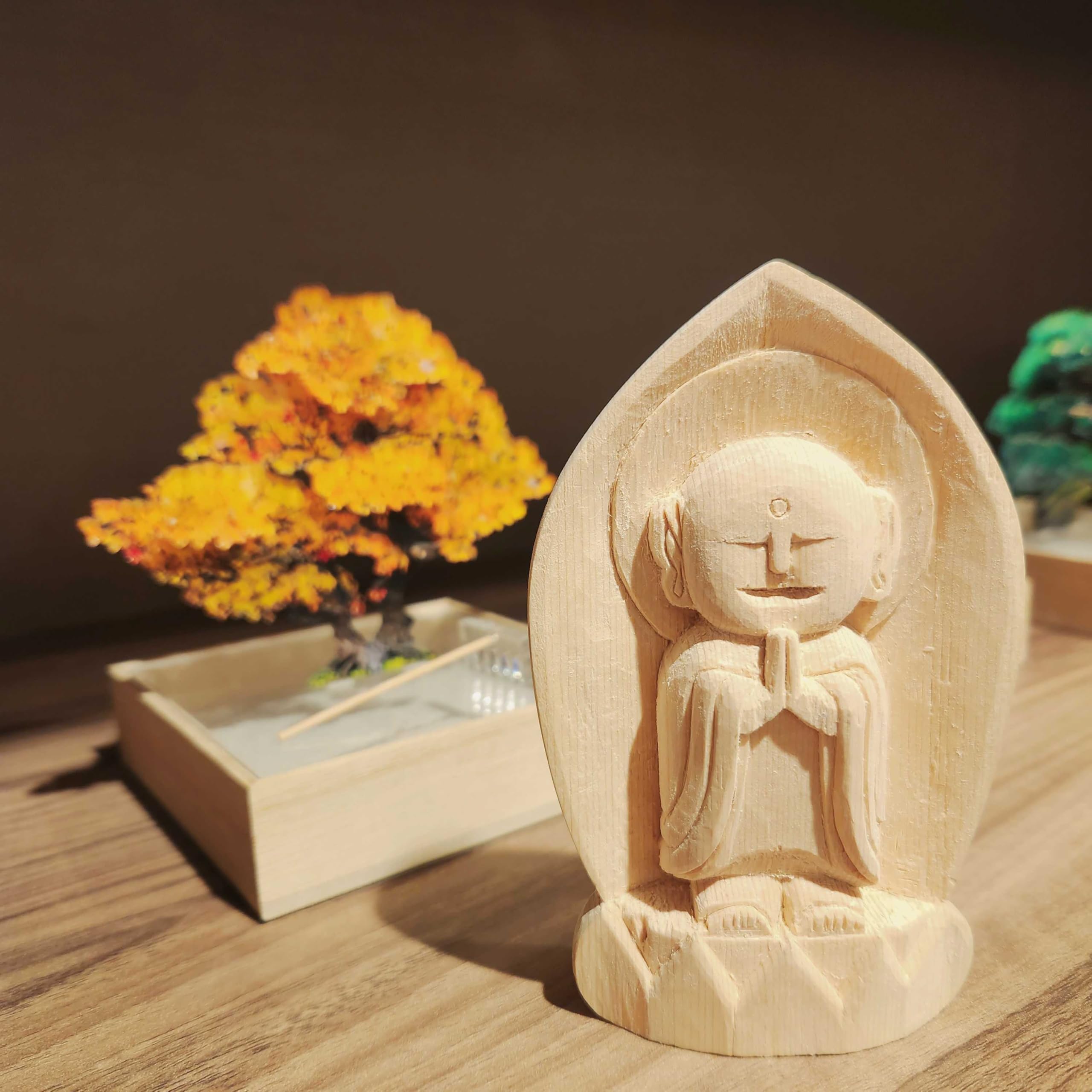 Amazon.co.jp: 春の癒し時間に没頭できる木彫り体験｜仏像彫刻入門