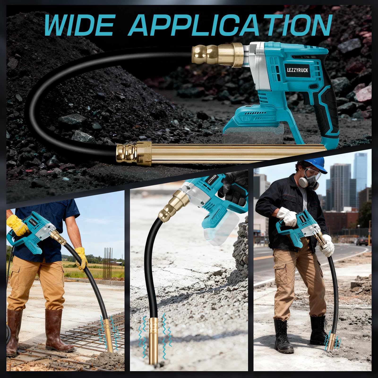 1565]マキタ&frasl;Makita コンクリートバイブレータ 新品未使用品 1565