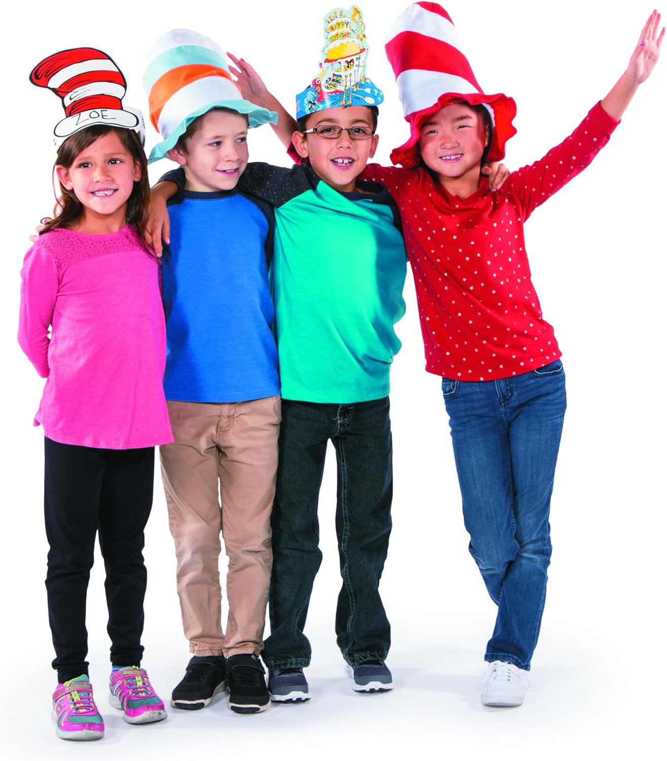 Fun Express Party Hats for Adults - 12 Colorful Striped Felt Stovepipe Hats | Crazy Silly Birthday Party Headwear for Halloween, Carnival & Holiday Events | Premium Tall Top Hat Collection - Image 4
