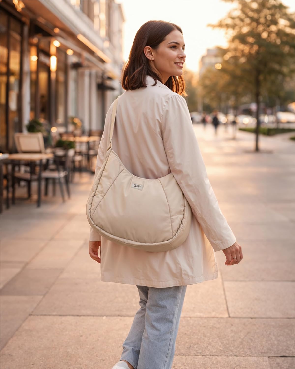 Reebok Womens Crossbody Bag - Lightweight Stylish Nylon Quilted and Non-Quilted Everyday Crossbody Sling Bags for Women - Image 2