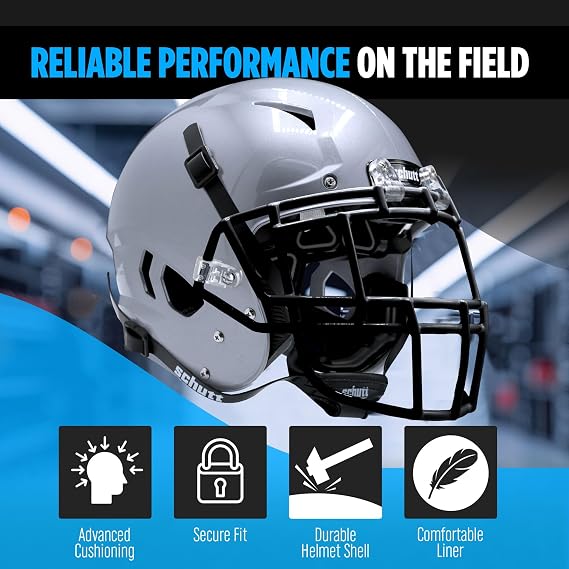 Schutt Vengeance A11 Youth Football Helmet with unattached Facemask and Sports Unlimited Helmet Bag
