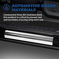Vista 4 de Putco Maverick - Kit de placas de umbral de puerta de acero inoxidable con logotipo - Compatible con Ford Maverick SuperCrew 2022-2024