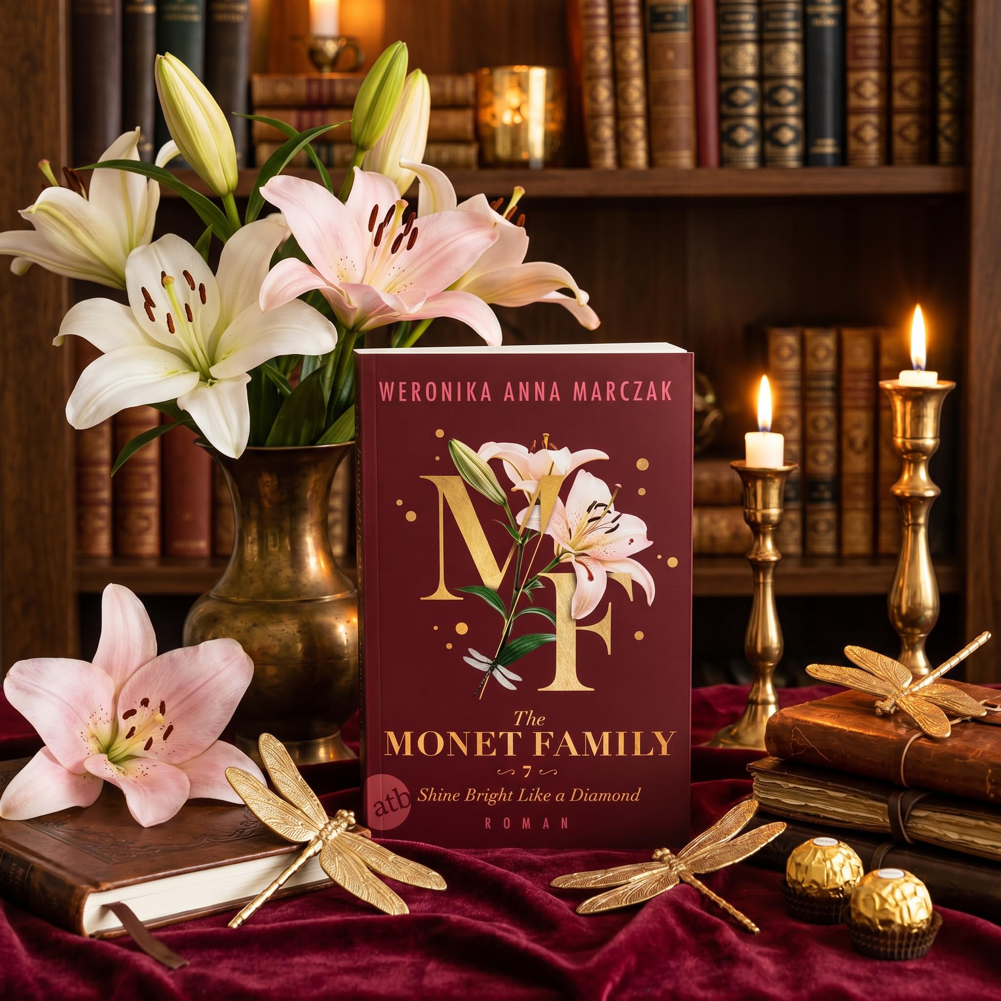 Weronika Anna Marczak - Bücherset - The Monet Family Family of Secrets Band 1 - 7 - Jugendliteratur Bestseller über Waisenmädchen, Verrat, Intrigen und Geheimnisse - mit einem exklusiven Lesezeichen