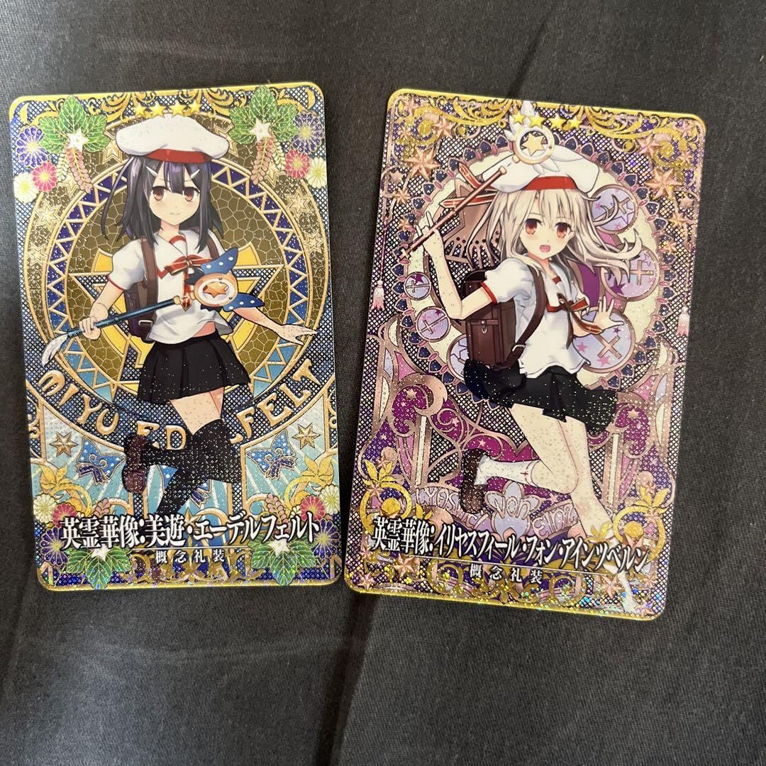 Fate fgo 英霊華像　イリヤ　美遊　クロエ Fate fgo 英霊華像 イリヤ 美遊 クロエ FGOアーケード 英霊華像