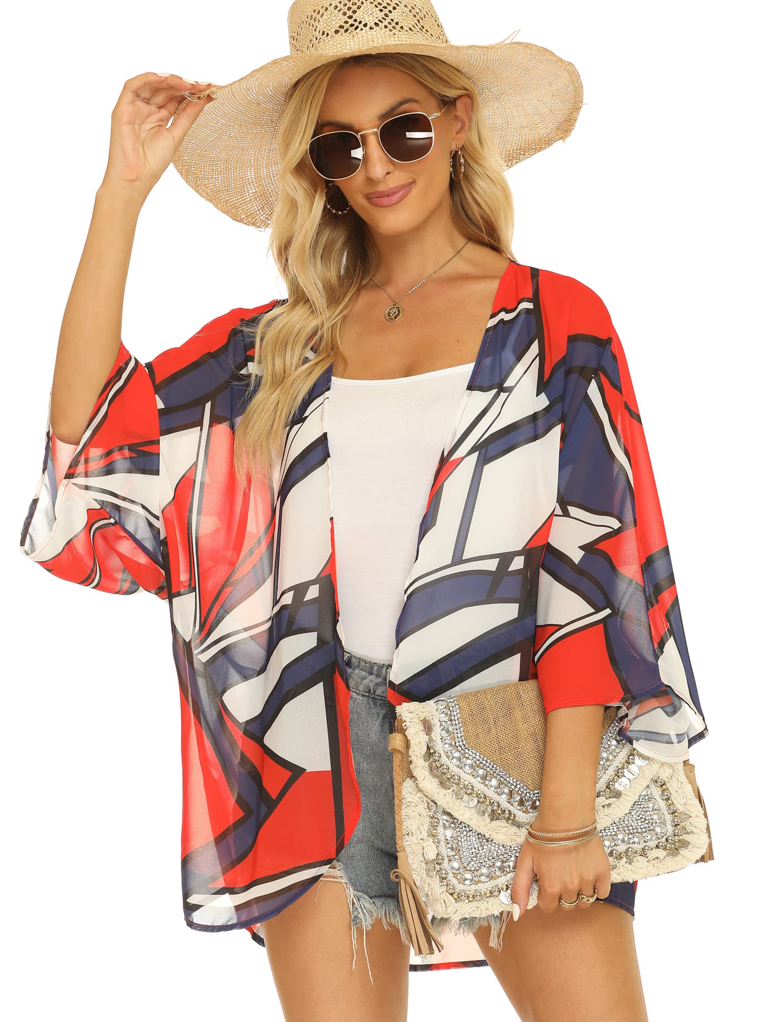 Chunoy Luźna turecka sukienka dla kobiet, luźna, lekka, oversize, kaftan, sukienka plażowa, sukienka maxi, Blok kolorów, XXL