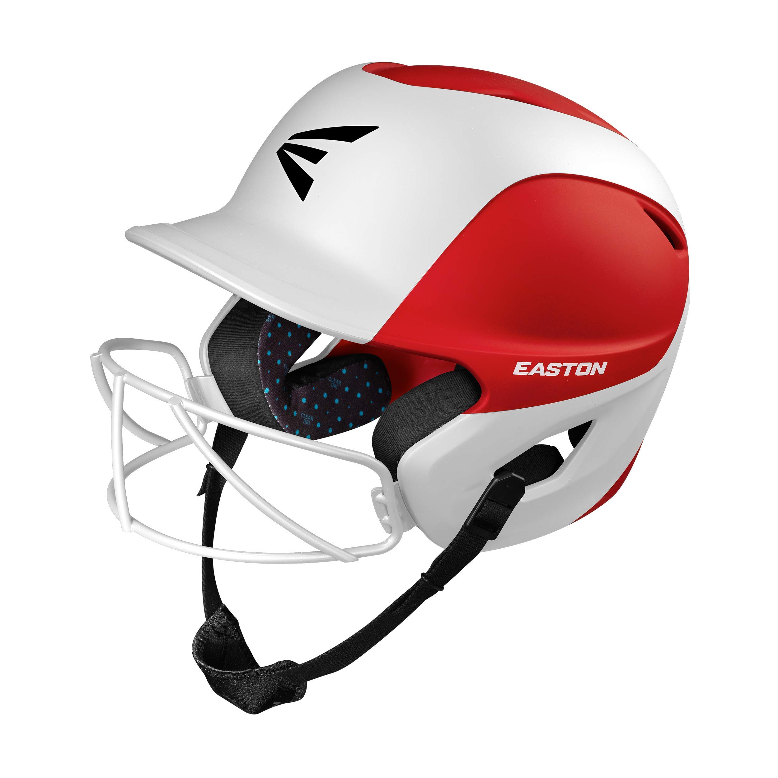 Easton | GHOST Softball Batting Helmet | Two-Tone Matt Red/White | T-Ball/Small