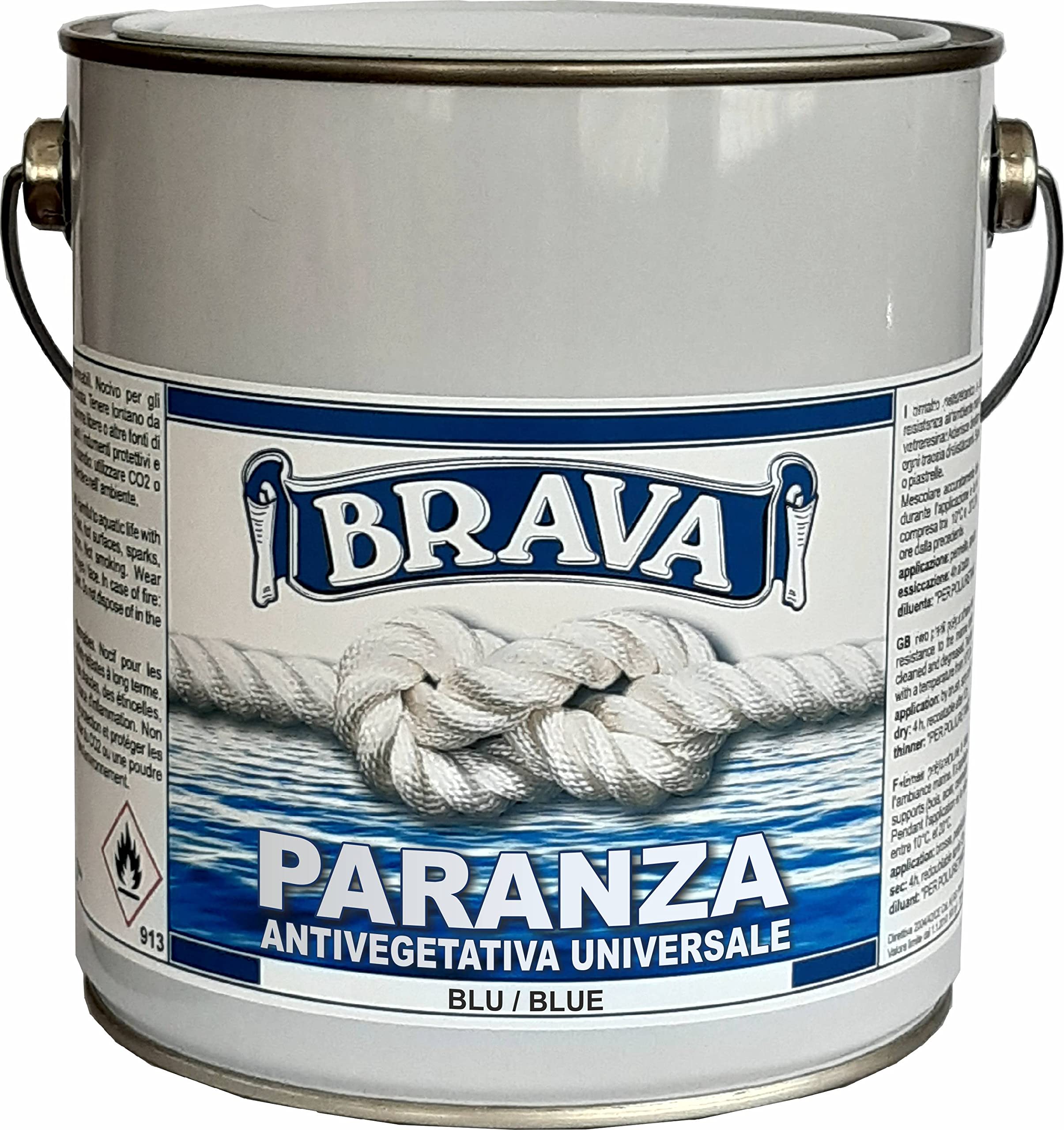 Brava Paranza Antivegetativa, Blu, 2500 ml