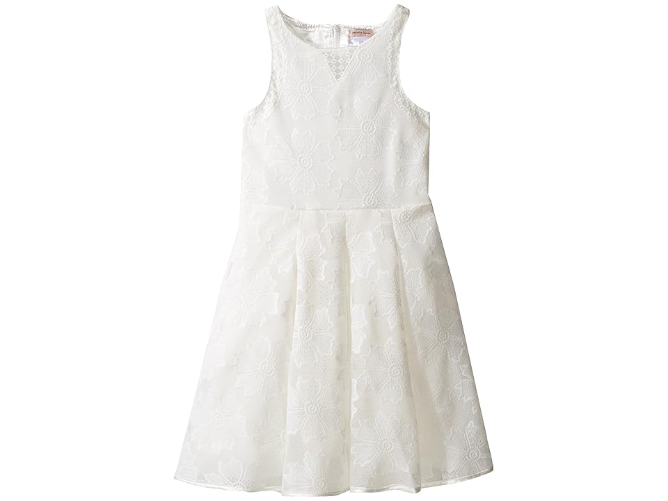 

Nanette Lepore Kids Novelty Mesh Dress (Little Kids/Big Kids) (White) Girl's Dress