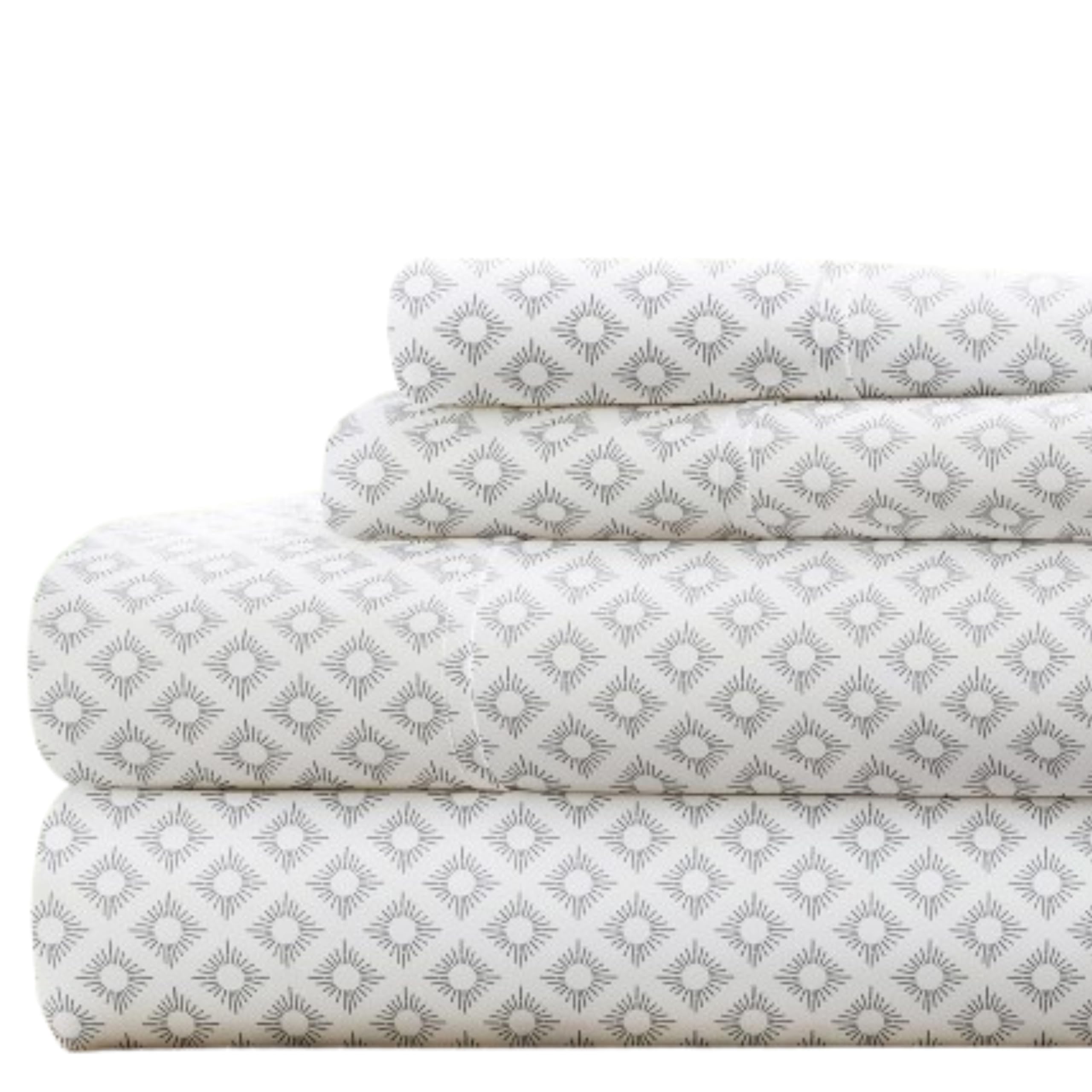Linen Market Becky Cameron Bed Sheet Set, Gray, King