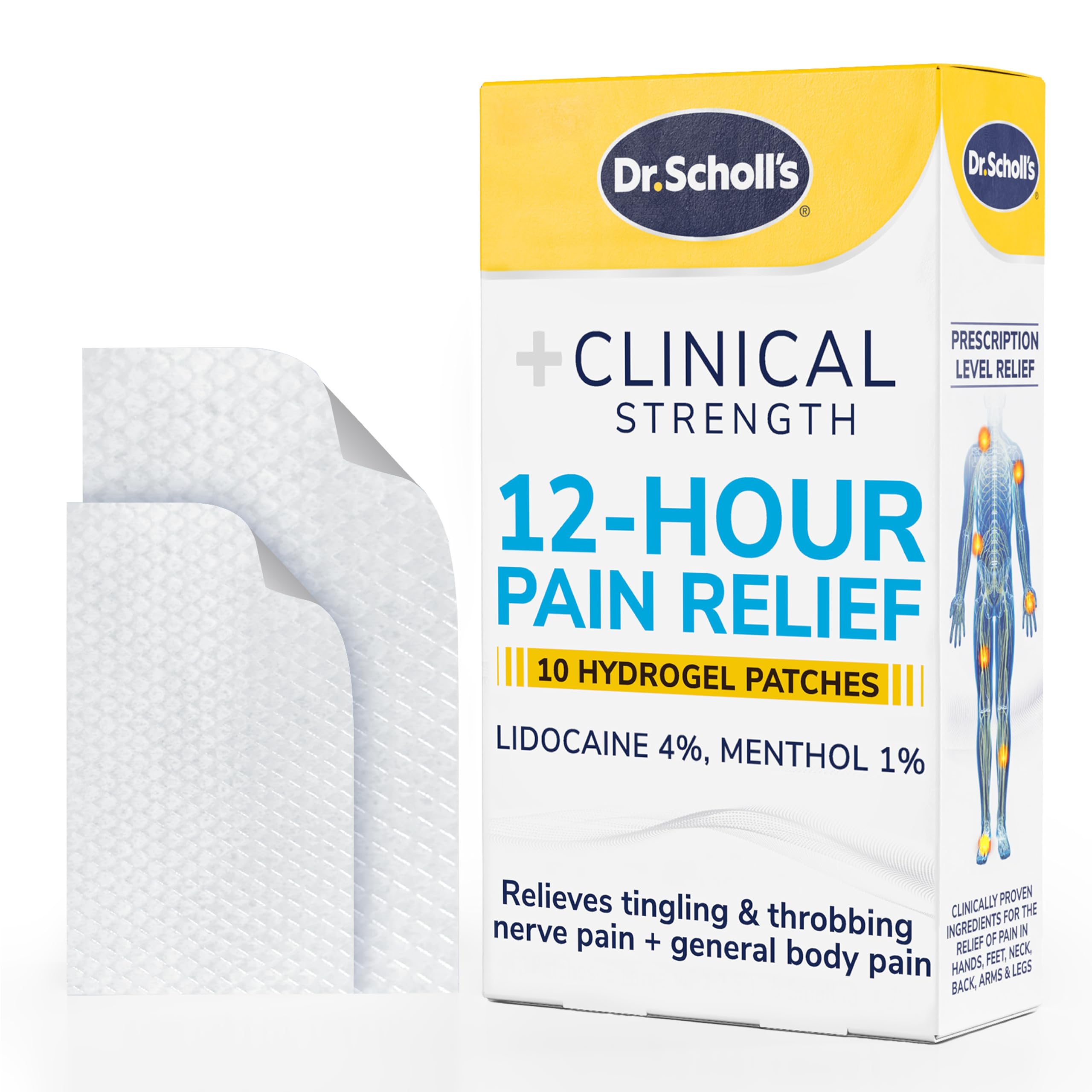 Dr. Scholl’s Clinical Strength 12-Hour Hydrogel Patches