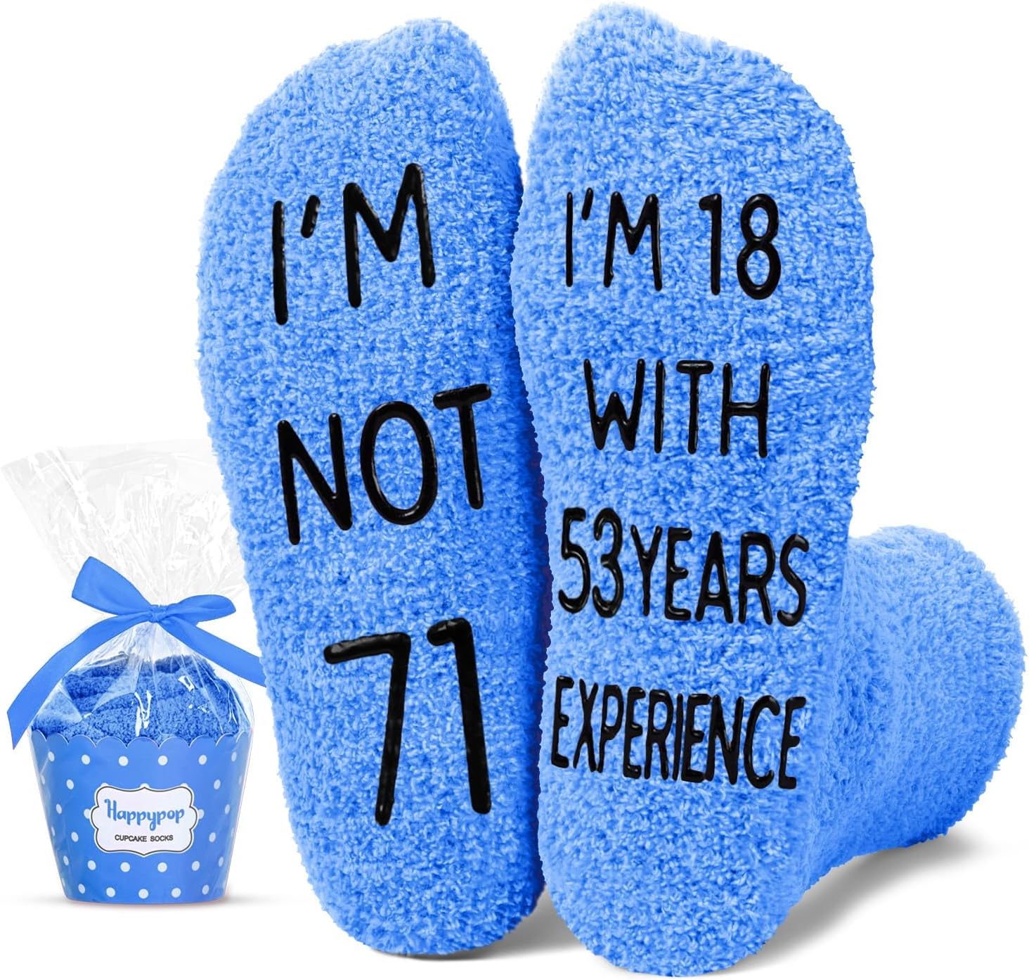 HAPPYPOP Birthday Gift for Old Men - Socks for 80th 90th Elderly, Gift Ideas for Old Man
