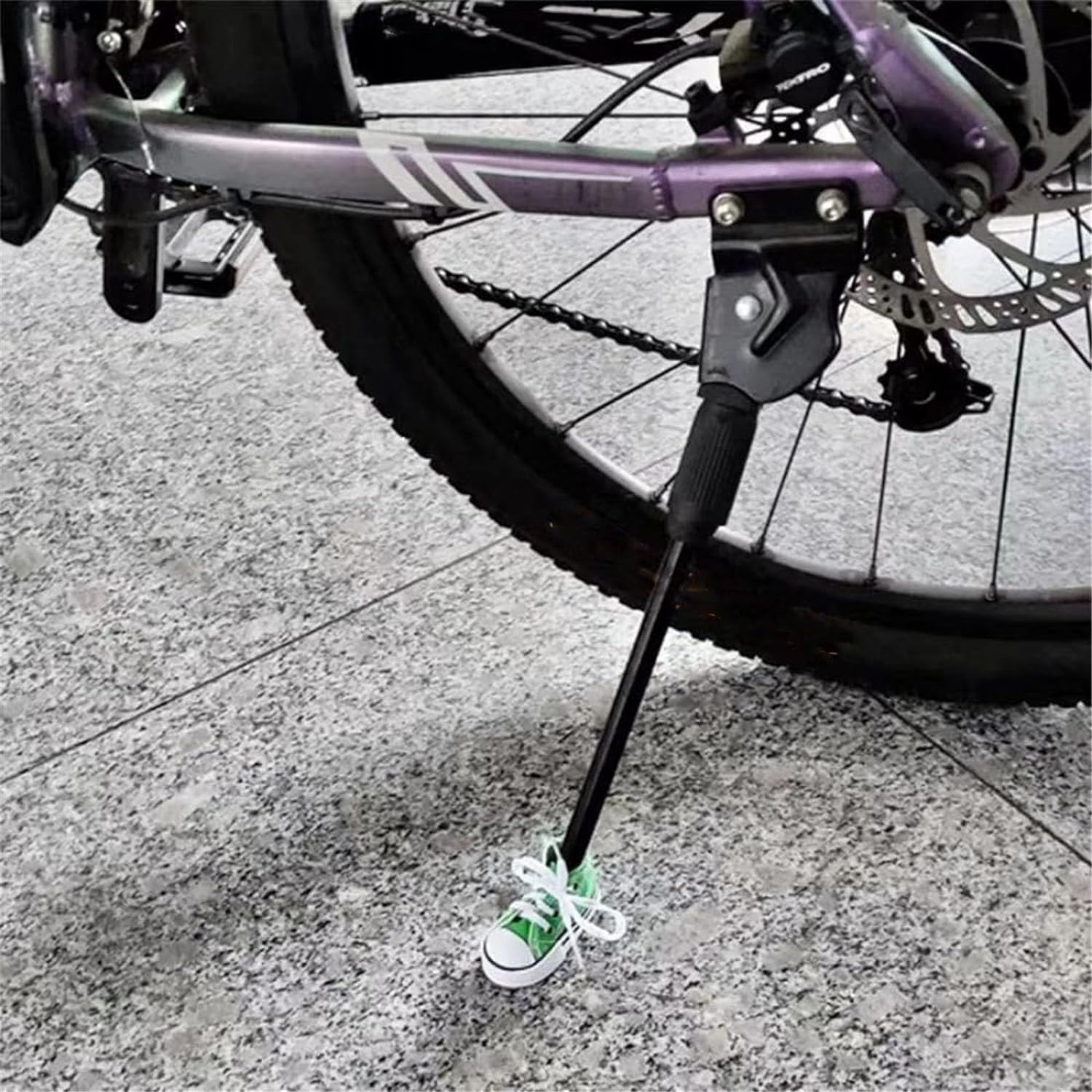 Supporto per cavalletto laterale per moto, supporto per cavalletto, mini scarpa in tela