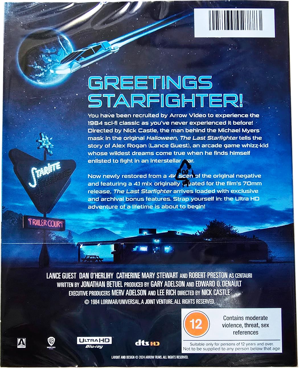 The Last Starfighter (Special Edition) [4K UHD] [Region Free]