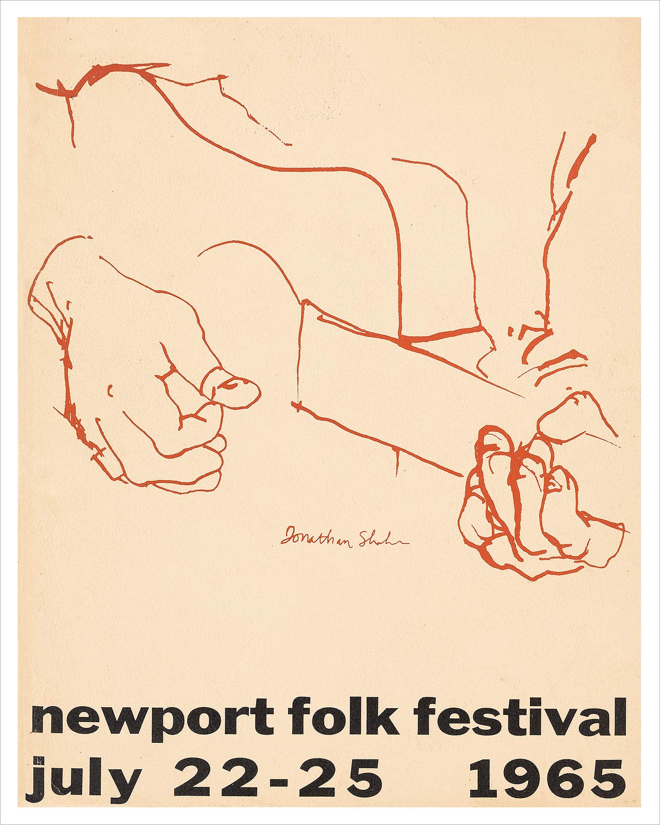 Amazon.com: 1965 Newport Folk Festival - Concert Poster print