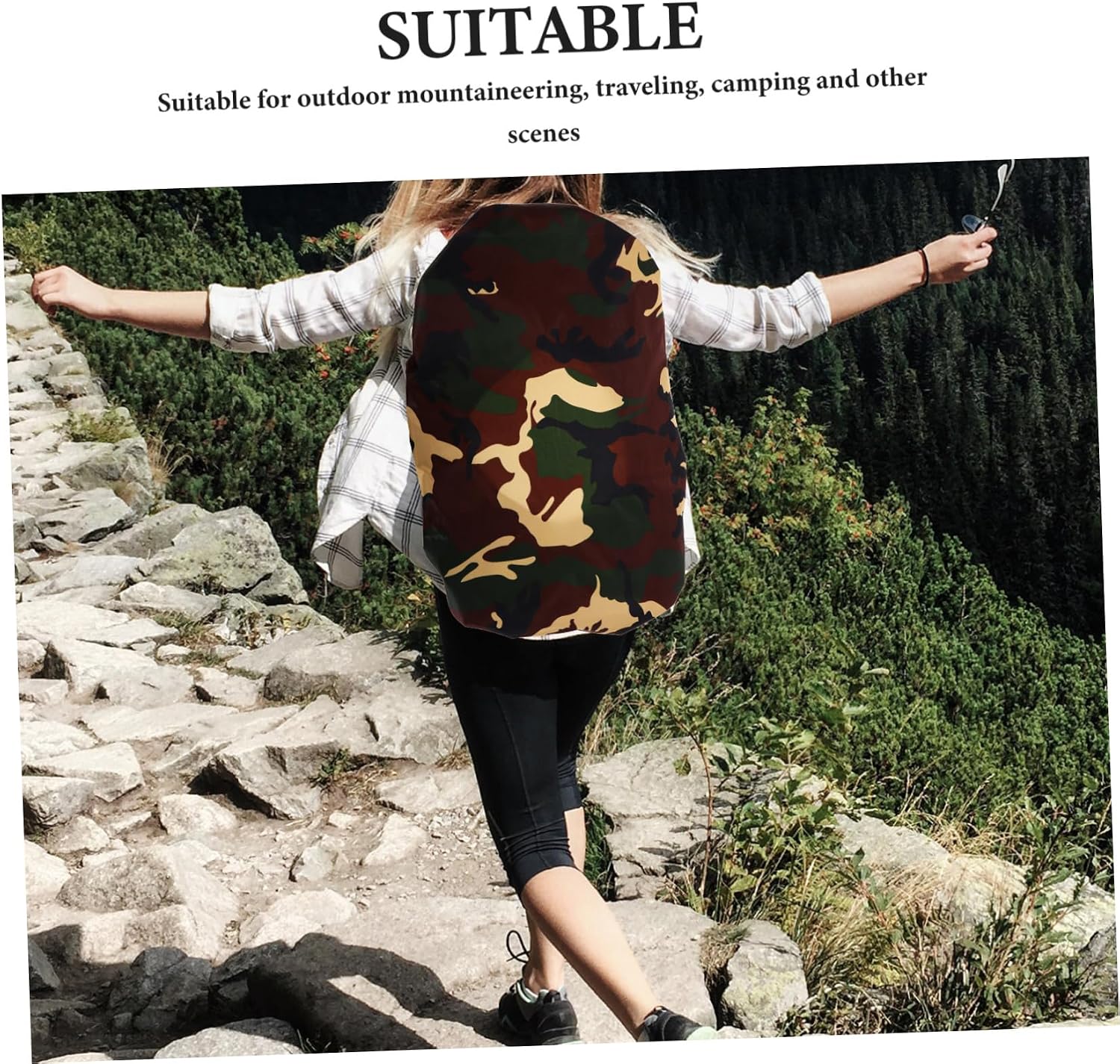 Non-Slip Backpack Rain Cover Durable Protection for Hiking Camping and Travel Lightweight Portable Design for Outdoor Adventures Fits Backpacks